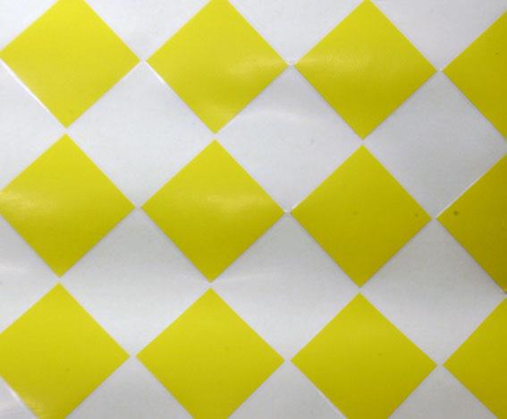 Sticker Small Squares Yellow 150x47cm