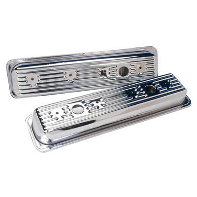 Valve Covers, Stock Height, Chrome