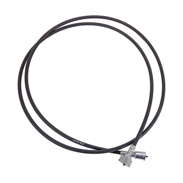 Speedometer Cable, Black Plastic Jacket, 80"