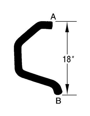 Curved Radiator Hose