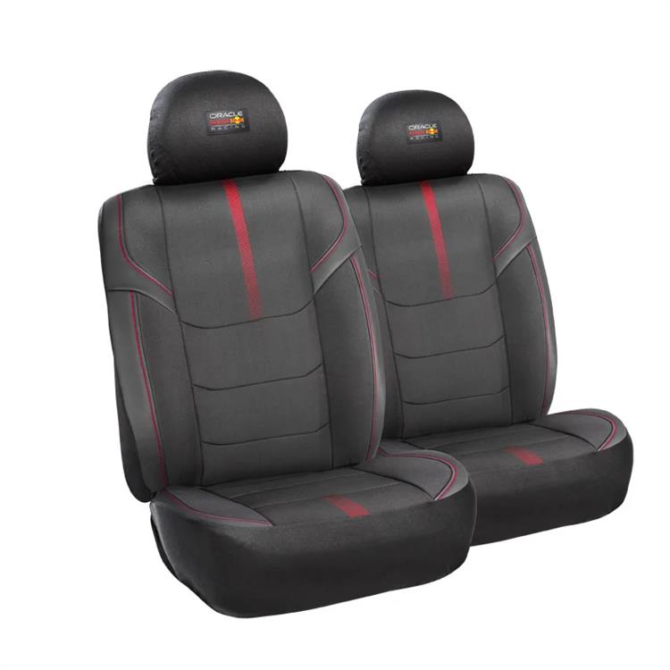 Red Bull Oracle Universal seat cover set Pro - 6-delige set - Black/Red - suitable for Side-Airbags