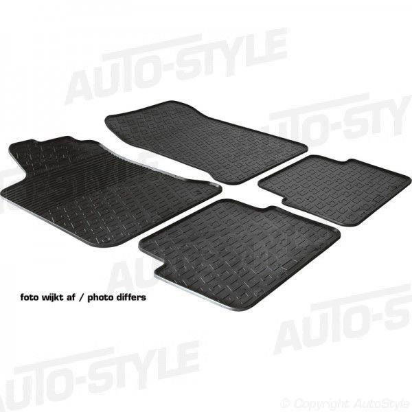 Rubbermatten passend voor BMW 1-Serie F20/F21 2011-2019 (T profiel 4-delig + montageclips)