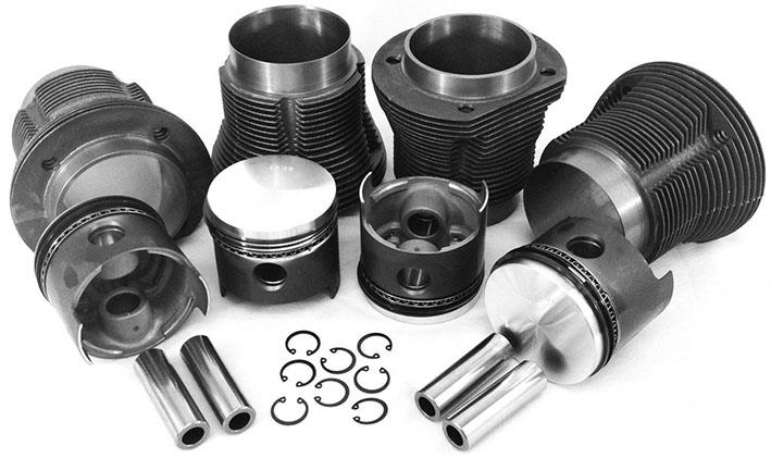 Piston & Cylinder Set, 87x69mm, 1641cc