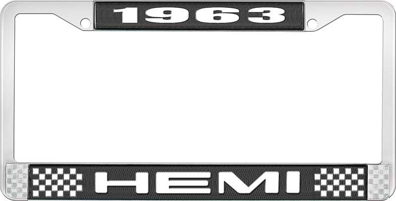 nummerplåtshållare, 1963 HEMI - svart