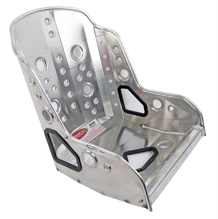 Seat Aluminum 17", Lowback Bucket