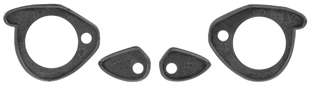 Gaskets, Outside Door Handle, 57-58 Cadillac, DeVille/Eldo/Srs 62