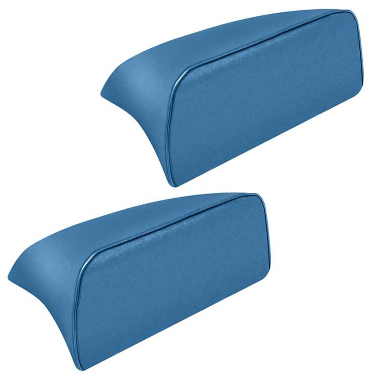 1968 NOVA BENCH SEAT HEADREST COVER (BLUE)