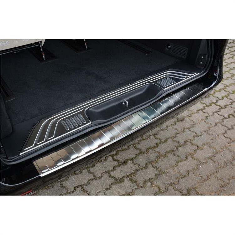 RVS Achterbumperprotector passend voor Mercedes Vito & V-Klasse 2014-2019 & Facelift 2019- 'Ribs'