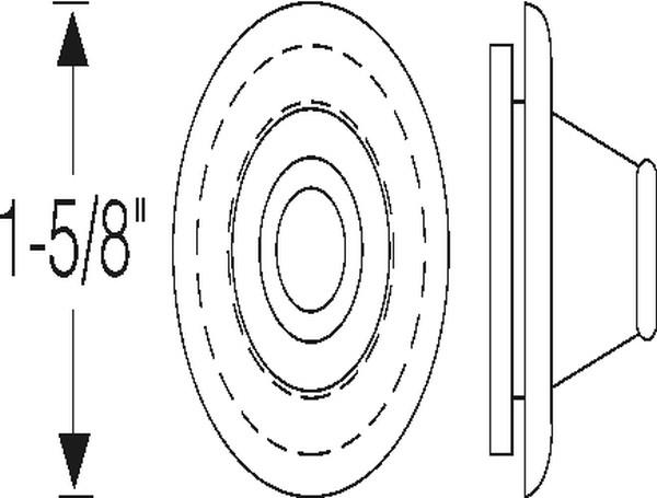 Grommet, luggage rack arms