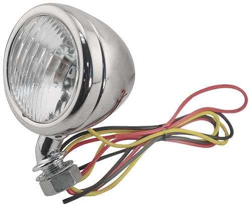 Cowl Lamps - Stainless Steel - With Turning Signal - With Both 6 & 12 Volt Bulbs