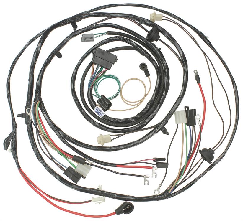 Wiring Harness, Forward Lamp, 1970 Monte Carlo, Warning Lights, Int. Reg.