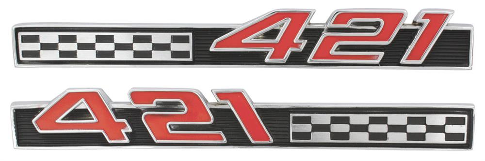 Emblem, Fender, 1966 Bonneville/Catalina/Grand Prix, 421 