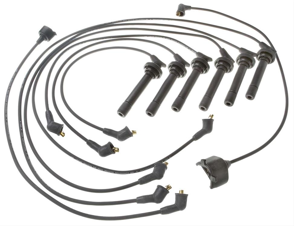 spark plug wires, black