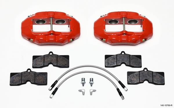 Brake Calipers, D8-4 Replacement OE Calipers, Aluminum, Red