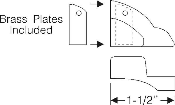 Front bow corner filler