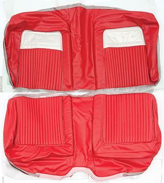 rear upholstery crimson red / Pearl white