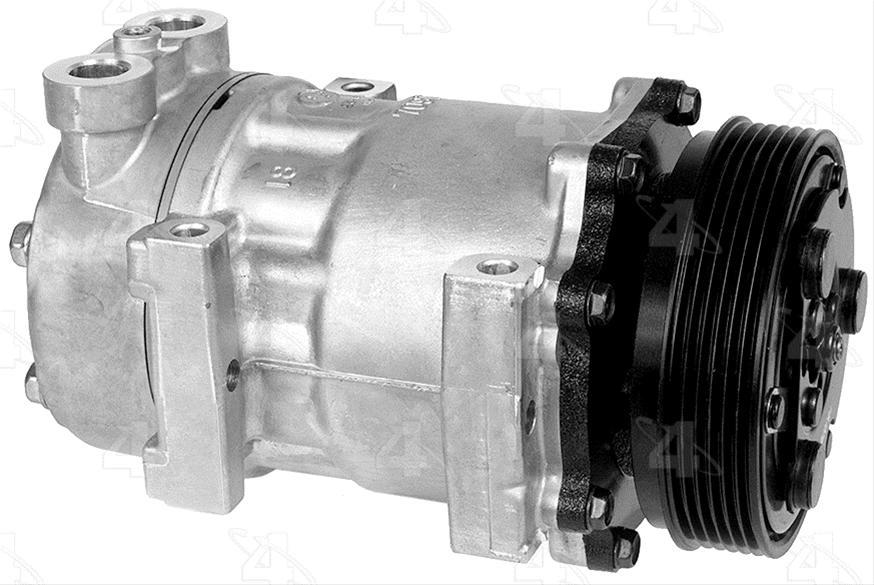 Air Conditioning Compressor, New, Aluminum, SD709, R-134A, Each