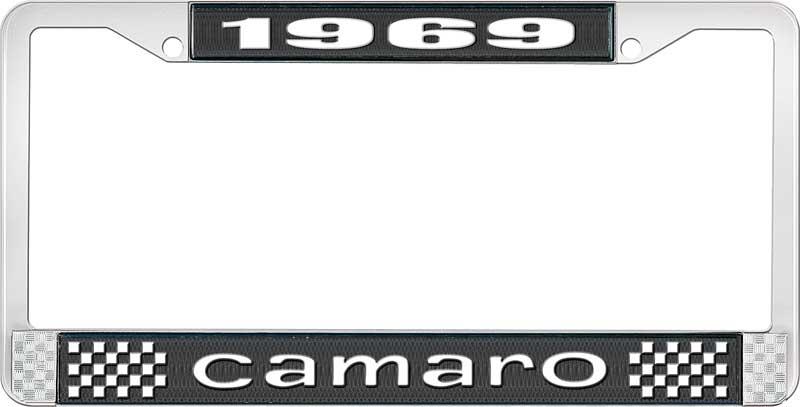 nummerplåtshållare, 1969 CAMARO STYLE 1 svart