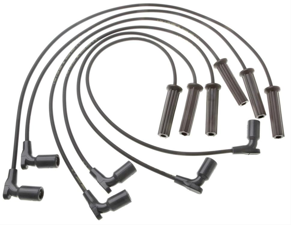 spark plug wires, black