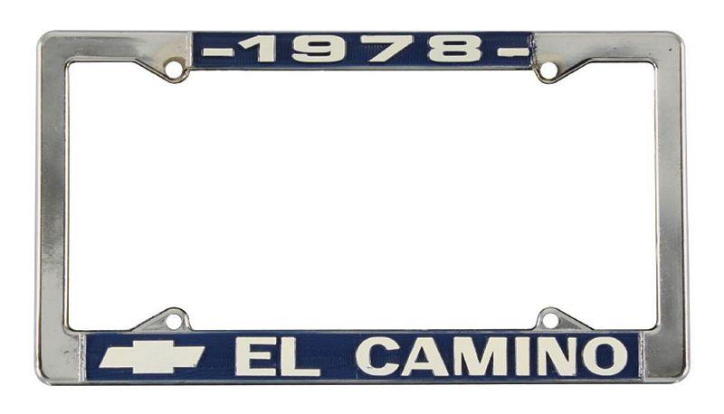 79 EL CAMINO LICENSE FRAME