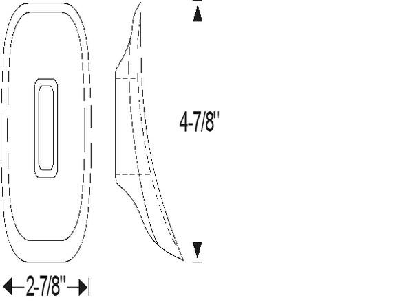 Front bumper grommet