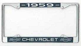 License Plate Frame,Chrm,1959