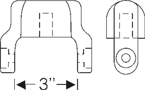 Axle rebound pad