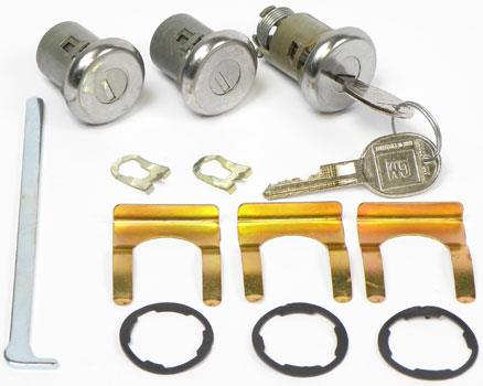 Door and Trunk Lock Set with Late Style Key