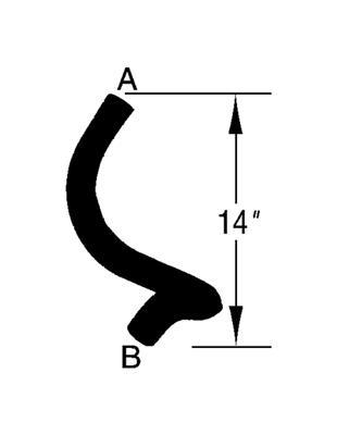 Curved Radiator Hose