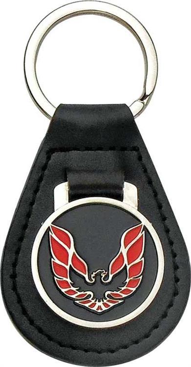 nyckelring / nyckelringar "Firebird" svart/röd