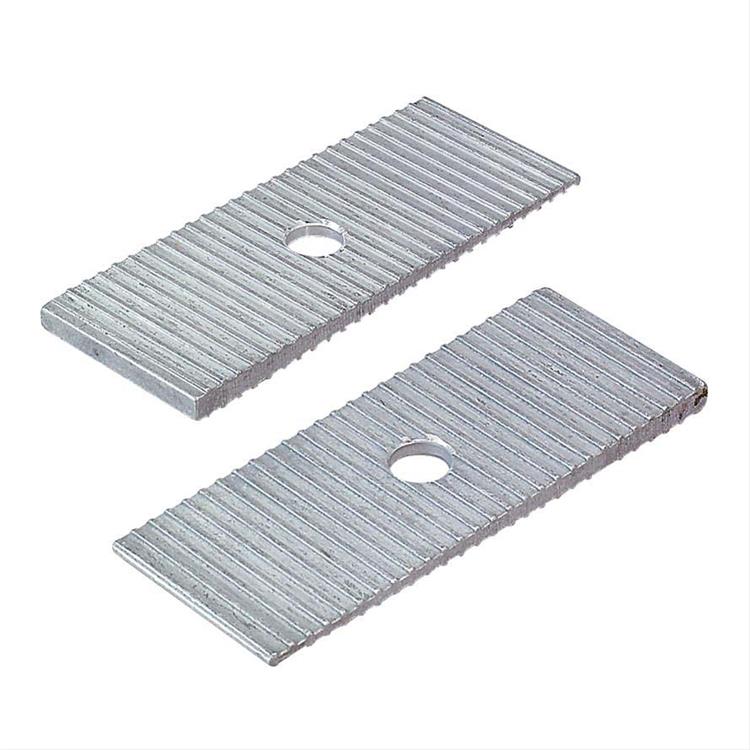 Castershims . Wedge Plates, Aluminum, 2 Degree, 2 in . Wide