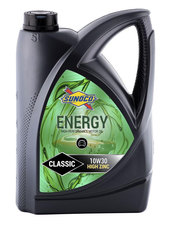 engine oil, Sunoco Energy Classic 10W30 High Zink, Mineral, 5L
