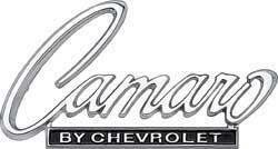 emblem motorhuv, "Camaro By Chevrolet"
