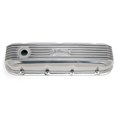 Valve Covers with Edelbrock Logo