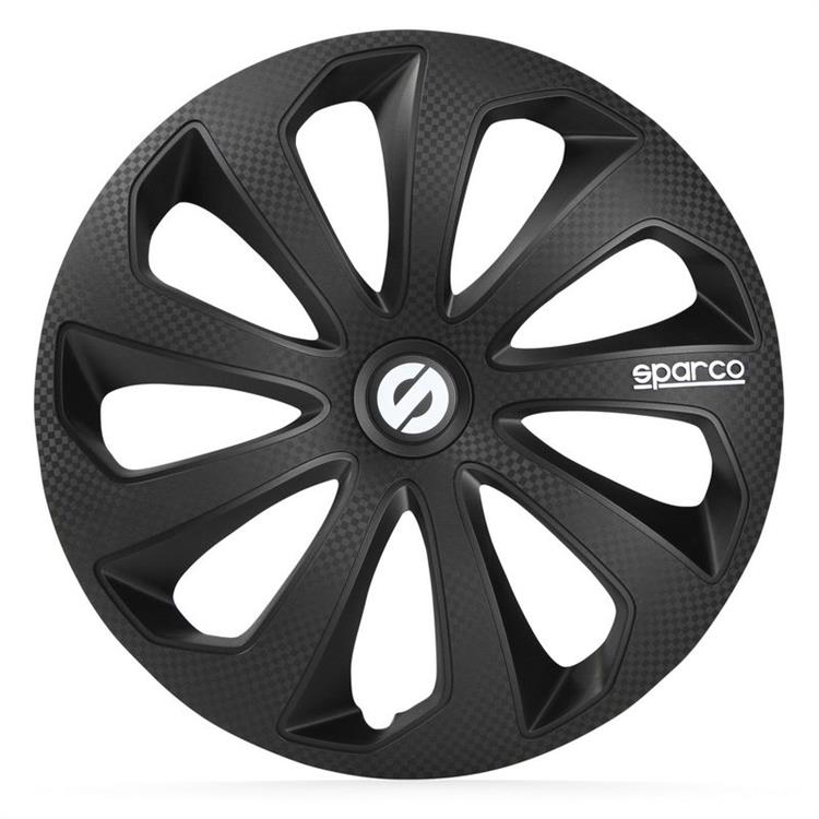 wheel cover Sicilia 14-inch black/carbon