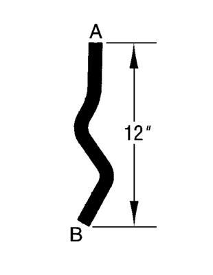 Curved Radiator Hose