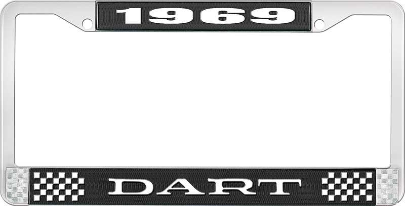 nummerplåtshållare 1969 dart - svart