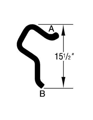 Curved Radiator Hose