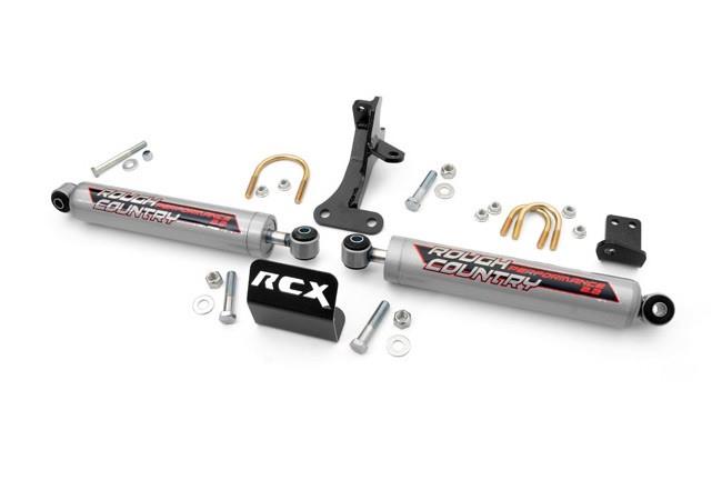Dual Steering Stabilizer for 4-inch Lifts