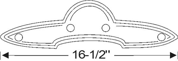 Pad, rear compart, lid emblem