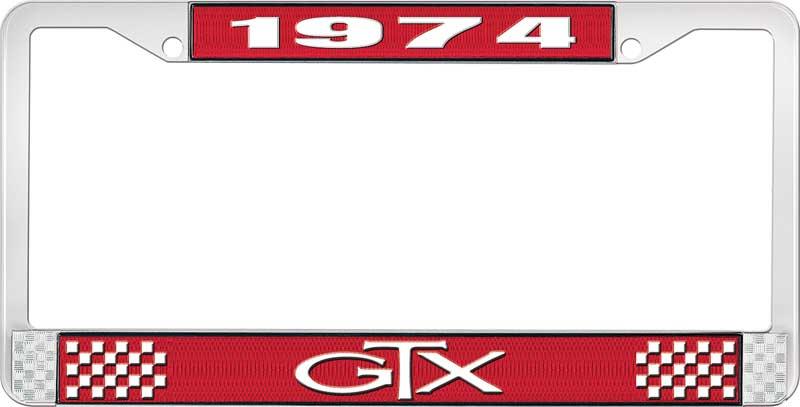 nummerplåtshållare 1974 gtx - röd