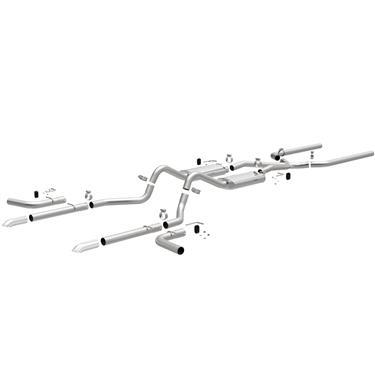 exhaust system, stainless, 2,5"
