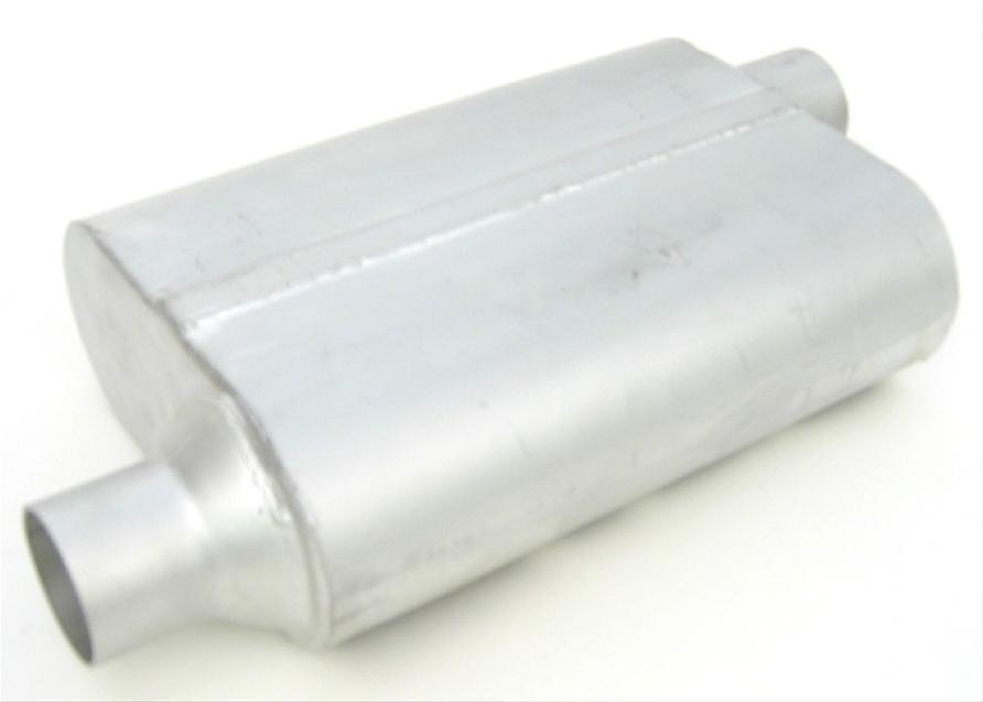 Muffler, Thrush, Steel, Aluminized, Welded, Chambered, 2.250 in.