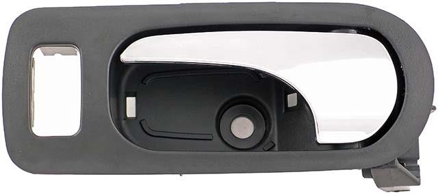 interior door handle - front left - chrome lever+black housing (ebony)