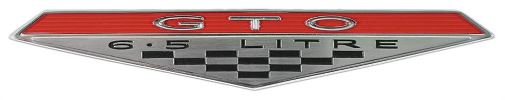 emblem framskärm "GTO 6.5 LITRE"
