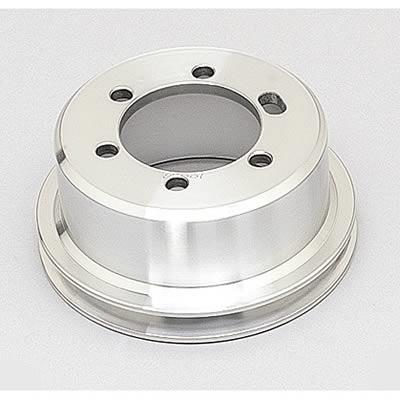 Crankshaft Pulley, V-Belt, 1-Groove, 6.5 in., Aluminum, Polished, Mopar, Big Block, V8, Each