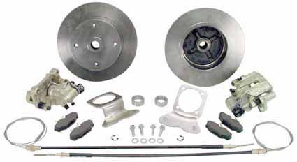 Brake Kit Rear with Handbroms, 4x130