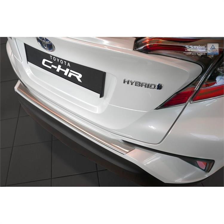 RVS Achterbumperprotector passend voor Toyota C-HR 2016-2019 & Facelift 2019-2023