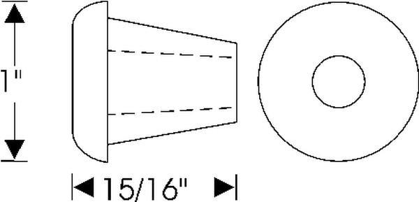 Grommet, headlight loom thru b