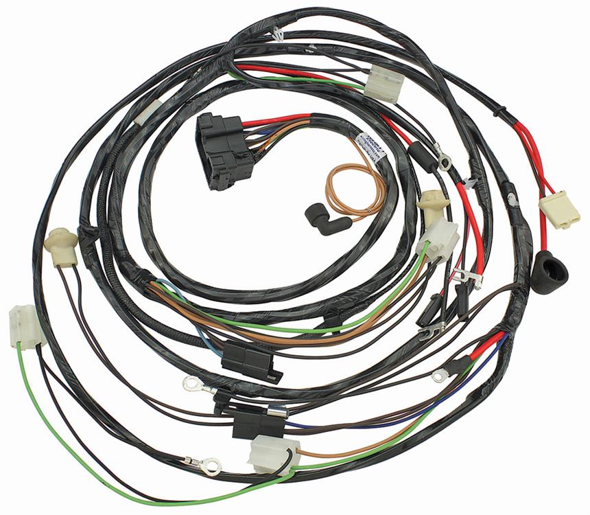 Wiring Harness, Forward Lamp, 1968 Chev/El Cam, V8/Warn.Lights/Pass.Int.Reg.Alt.